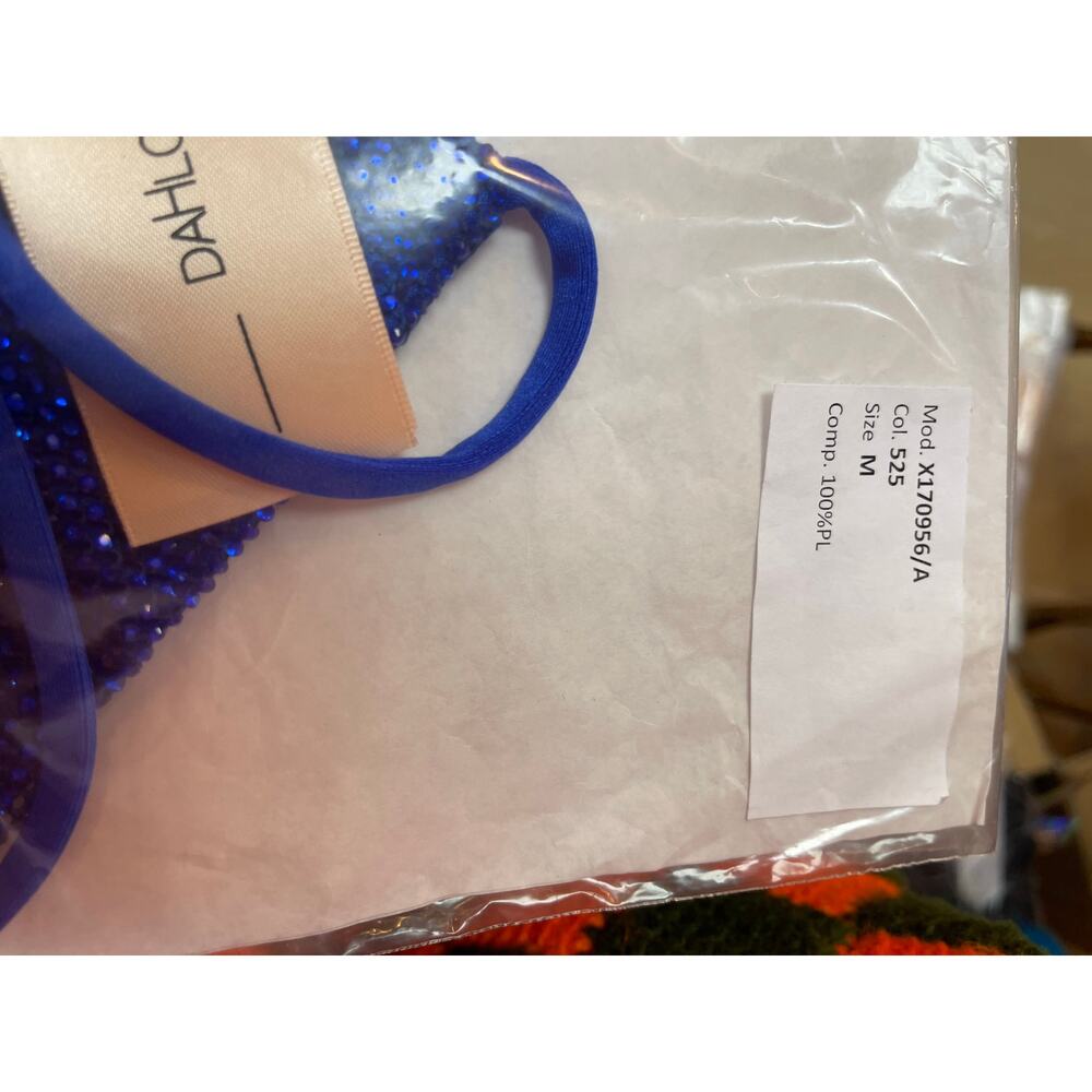 Dahlo Sequin Triangle Top, NWT medium NWT - image 9